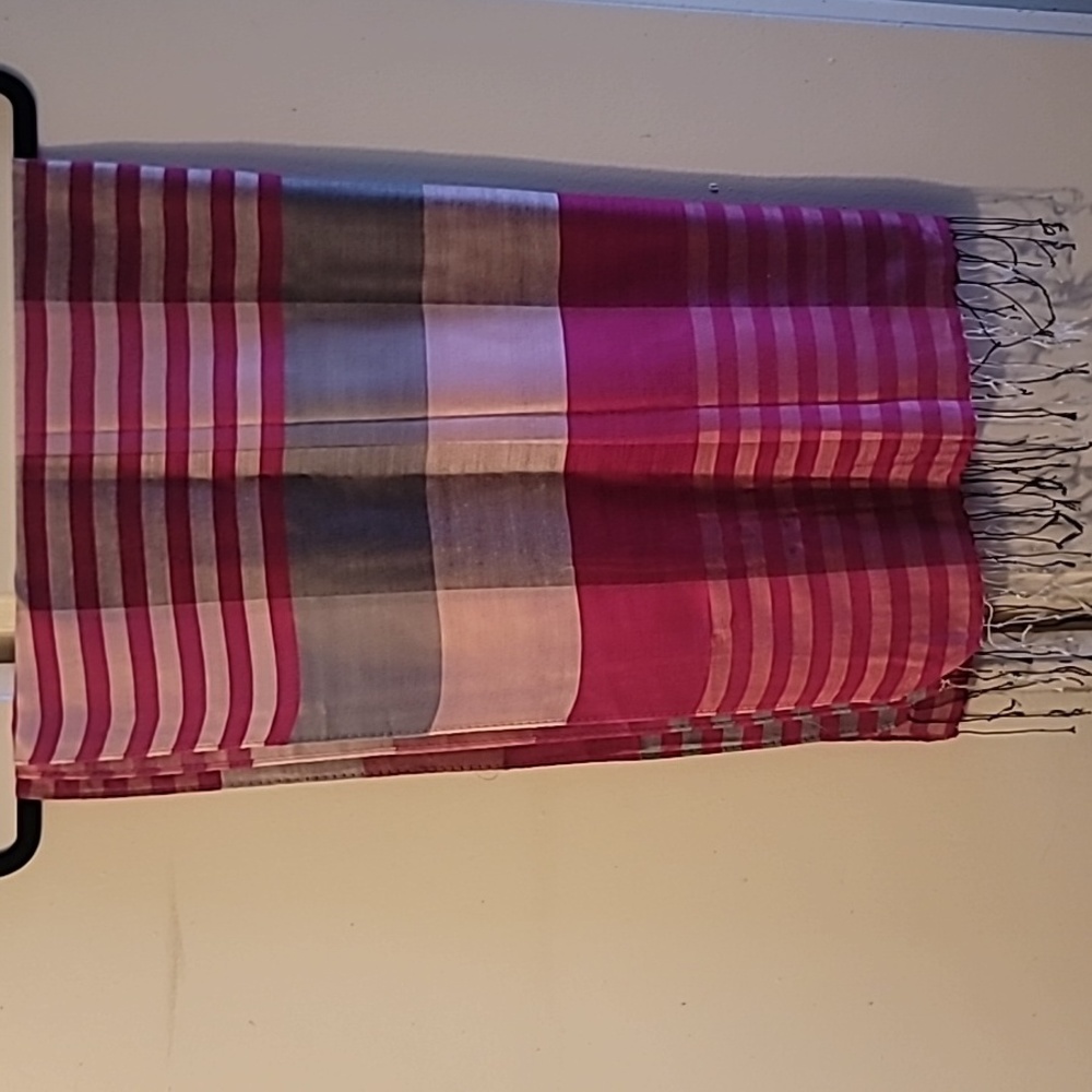 Silk Scarf, Striped